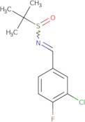 N-[(3-Chloro-4-fluorophenyl)methylidene]-2-methylpropane-2-sulfinamide