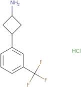 [3-(Trifluoromethyl)phenyl]cyclobutan-1-amine hydrochloride