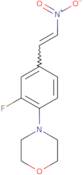 4-{2-Fluoro-4-[(E)-2-nitroethenyl]phenyl}morpholine