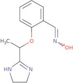 N-({2-[1-(4,5-Dihydro-1H-imidazol-2-yl)ethoxy]phenyl}methylidene)hydroxylamine