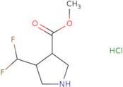 rac-Methyl (3R,4R)-4-(difluoromethyl)pyrrolidine-3-carboxylate hydrochloride