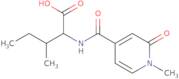 (2S,3S)-3-Methyl-2-[(1-methyl-2-oxo-1,2-dihydropyridin-4-yl)formamido]pentanoic acid