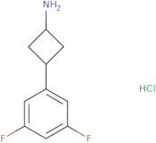 3-(3,5-Difluorophenyl)cyclobutan-1-amine hydrochloride