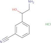 3-[(1R)-2-Amino-1-hydroxyethyl]benzonitrile hydrochloride