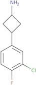 3-(3-Chloro-4-fluorophenyl)cyclobutan-1-amine