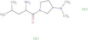 (2S)-2-Amino-1-[3-(dimethylamino)pyrrolidin-1-yl]-4-methylpentan-1-one dihydrochloride