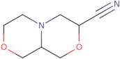 Hexahydro-1H-[1,4]oxazino[3,4-c]morpholine-3-carbonitrile