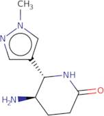 rac-(5R,6S)-5-Amino-6-(1-methyl-1H-pyrazol-4-yl)piperidin-2-one