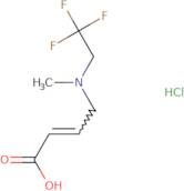 4-[Methyl(2,2,2-trifluoroethyl)amino]but-2-enoic acid hydrochloride