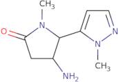 rac-(4R,5R)-4-Amino-1-methyl-5-(1-methyl-1H-pyrazol-5-yl)pyrrolidin-2-one