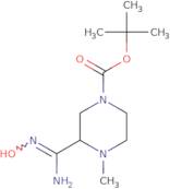 tert-Butyl 3-(N'-hydroxycarbamimidoyl)-4-methylpiperazine-1-carboxylate