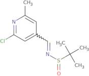 N-[(2-Chloro-6-methylpyridin-4-yl)methylidene]-2-methylpropane-2-sulfinamide