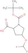 (2S,4R)-1-[(tert-Butoxy)carbonyl]-4-(difluoromethoxy)pyrrolidine-2-carboxylic acid