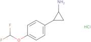 rac-(1R,2S)-2-[4-(Difluoromethoxy)phenyl]cyclopropan-1-amine hydrochloride