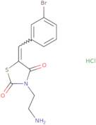 3-(2-Aminoethyl)-5-[(3-bromophenyl)methylidene]-1,3-thiazolidine-2,4-dione hydrochloride