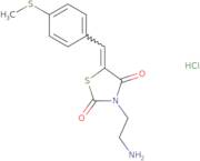 3-(2-Aminoethyl)-5-{[4-(methylsulfanyl)phenyl]methylidene}-1,3-thiazolidine-2,4-dione hydrochloride