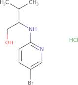 (2S)-2-[(5-Bromopyridin-2-yl)amino]-3-methylbutan-1-ol hydrochloride