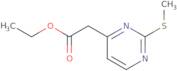 Ethyl 2-(2-(methylthio)pyrimidin-4-yl)acetate