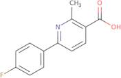 6-(4-Fluorophenyl)-2-methylpyridine-3-carboxylic acid