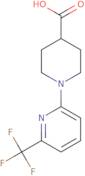 1-[6-(Trifluoromethyl)pyridin-2-yl]piperidine-4-carboxylic acid