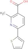 2-Methyl-6-(2-thienyl)pyridine-3-carboxylic acid