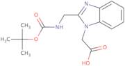 2-[2-({[(tert-Butoxy)carbonyl]amino}methyl)-1H-1,3-benzodiazol-1-yl]acetic acid