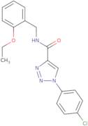 1-(4-Chlorophenyl)-N-(2-ethoxybenzyl)-1H-1,2,3-triazole-4-carboxamide