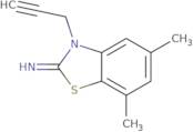 5,7-Dimethyl-3-(prop-2-yn-1-yl)benzo[D]thiazol-2(3H)-imine