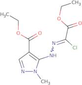(Z)-Ethyl 2-(2-(5-(1-methyl-4-ethoxycarbonyl-1H-pyrazole))hydrazono)-2-chloroacetate