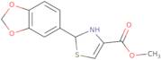 Methyl 2-(benzo[D][1,3]dioxol-5-yl)-2,3-dihydrothiazole-4-carboxylate