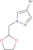 4-Bromo-1-(1,3-dioxolan-2-ylmethyl)pyrazole