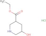 Ethyl 5-hydroxypiperidine-3-carboxylate hydrochloride