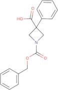 1-((Benzyloxy)carbonyl)-3-phenylazetidine-3-carboxylic acid