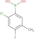 (2-Chloro-4-fluoro-5-methylphenyl)boronic acid