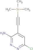 6-Chloro-4-[2-(trimethylsilyl)ethynyl]pyridazin-3-amine