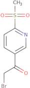 2-Bromo-1-(6-methanesulfonylpyridin-3-yl)ethan-1-one