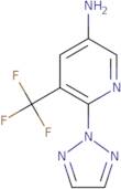 6-(2H-1,2,3-Triazol-2-yl)-5-(trifluoromethyl)pyridin-3-amine