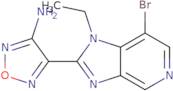 4-{7-Bromo-1-ethyl-1H-imidazo[4,5-c]pyridin-2-yl}-1,2,5-oxadiazol-3-amine