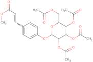 (2Z)-3-[4-[(2,3,4,6-Tetra-o-acetyl-β-D-glucopyranosyl)oxy]phenyl]-2-propenoic acid methyl ester