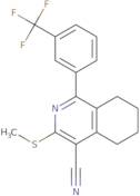 3-(Methylsulfanyl)-1-[3-(trifluoromethyl)phenyl]-5,6,7,8-tetrahydro-4-isoquinolinecarbonitrile