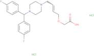 2-​[[(2E)​-​4-​[4-​[bis(4-​Fluorophenyl)​methyl]​-​1-​piperazinyl]​-​2-​buten-​1-​yl]​oxy]​-acetic acid hydrochloride