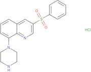 3-Phenylsulfonyl-8-piperazin-1-yl-quinoline hydrochloride