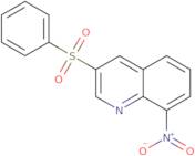 3-(Benzenesulfonyl)-8-nitroquinoline