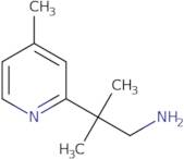 2-Methyl-2-(4-methylpyridin-2-yl)propan-1-amine