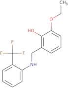 2-Ethoxy-6-({[2-(trifluoromethyl)phenyl]amino}methyl)phenol