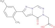 2-[2-(2,5-Dimethylphenyl)-4-oxo-4H,5H-pyrazolo[1,5-d][1,2,4]triazin-5-yl]acetic acid