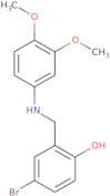 4-Bromo-2-{[(3,4-dimethoxyphenyl)amino]methyl}phenol