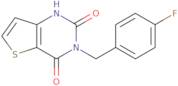 3-(4-Fluorobenzyl)thieno[3,2-d]-pyrimidine-2,4(1H,3H)-dione