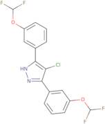 4-Chloro-3,5-bis[3-(difluoromethoxy)phenyl]-1H-pyrazole