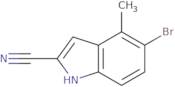 5-Bromo-4-methyl-1H-indole-2-carbonitrile